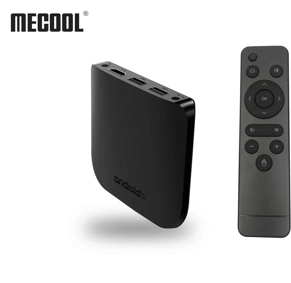 Mecool Mini M8S Plus W Amlogic S905W Android tv BOX четырехъядерный 1 ГБ 8 ГБ тонкий 2,4 г WiFi смарт медиаплеер Поддержка MAG25X Сталкер