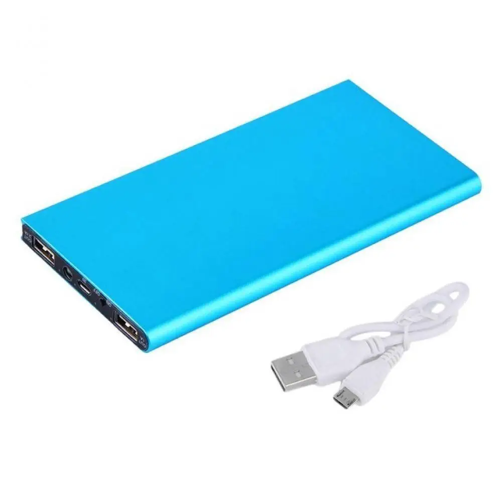 10000 мАч Зарядное устройство Quick Charge 3 0 двухстороннее USB Dual для Xiaomi iPhone X Note 8