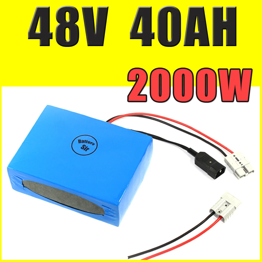 48V 40AH литиевая батарея супер мощность Электрический велосипед 54 6 V комплект литий