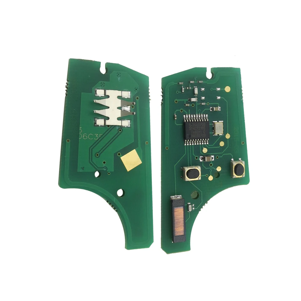 OkeyTech для телефона 2 кнопки чип PCF7941 433 МГц складное управление Vauxhall OPEL Astra H 2004 2009