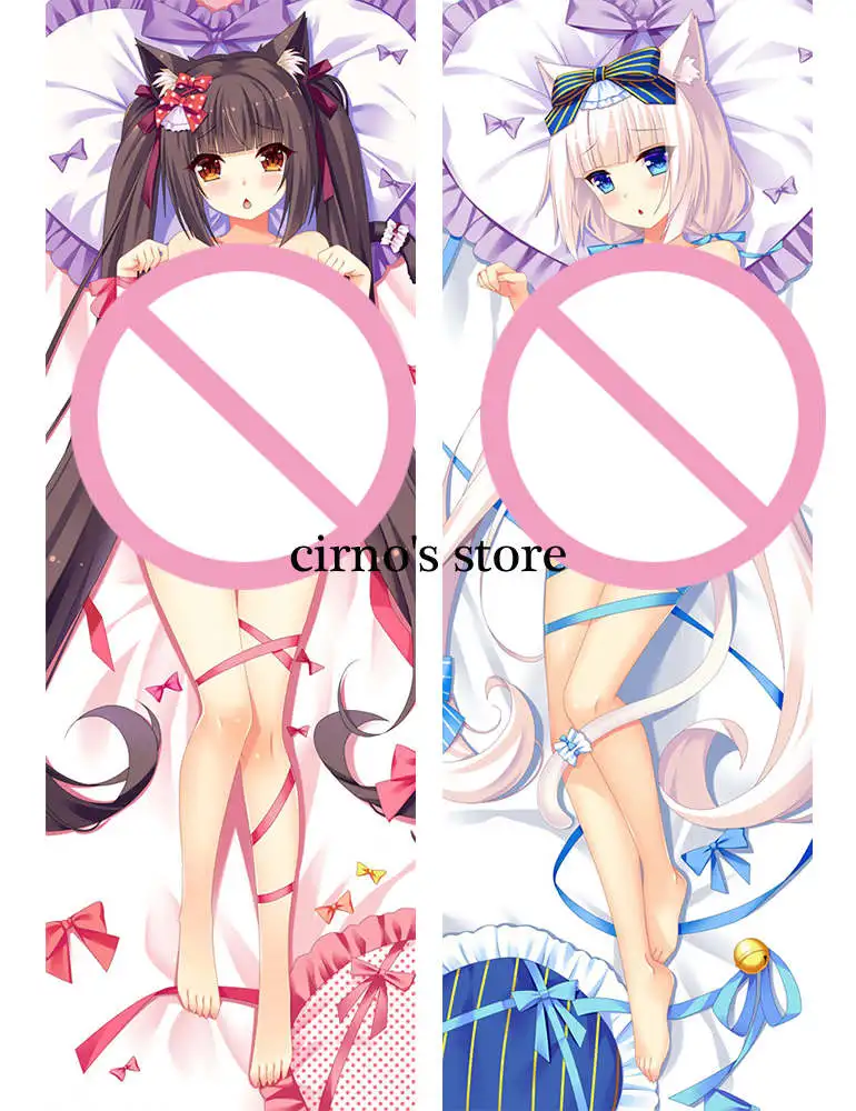 Магазин cirno популярная наволочка для подушки galgame neko para с сексуальными ушками