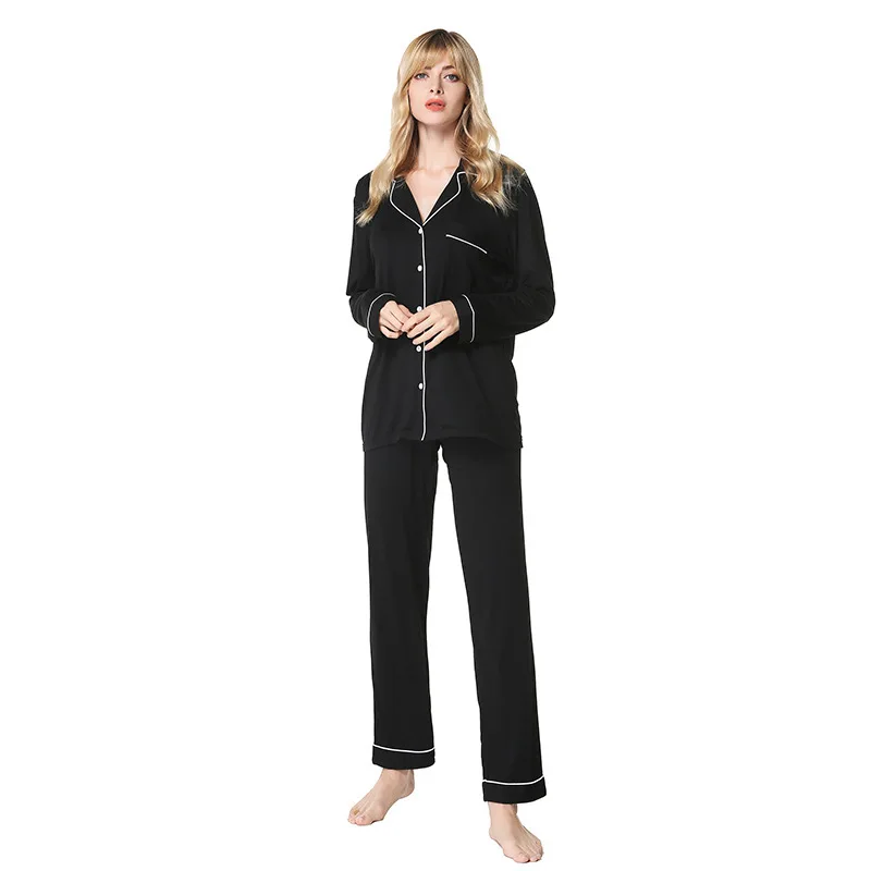 

womens cotton pajamas set couple set sleepwear 2019 spring summer plus size nightwear pants 2 piece sexy suit household pink
