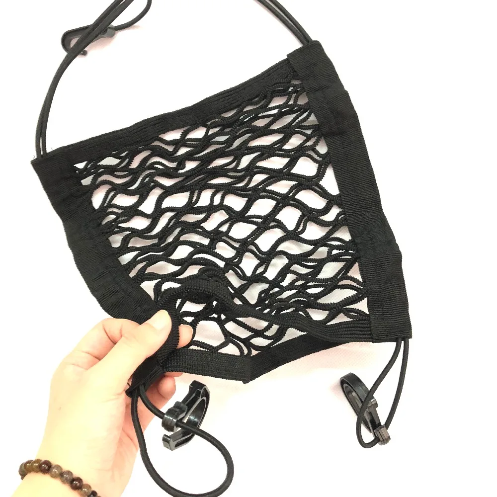 

Car Organizer Seat Back Storage Elastic Car Mesh Net Bag Between Bag Luggage Holder Pocket For Auto Vehicles New Car Styling