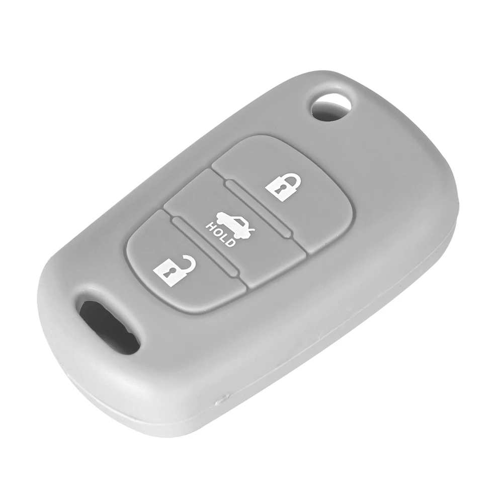 Силиконовый чехол для ключей KEYYOU 3 кнопки Hyundai i20 i30 i35 iX20 iX35 ix30 Solaris Verna KIA K2 K5 Sportage