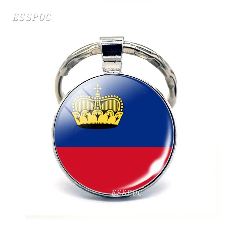 Центральный стран Европы флаг ключ цепочка стекло кабошон Ювелирная Германия