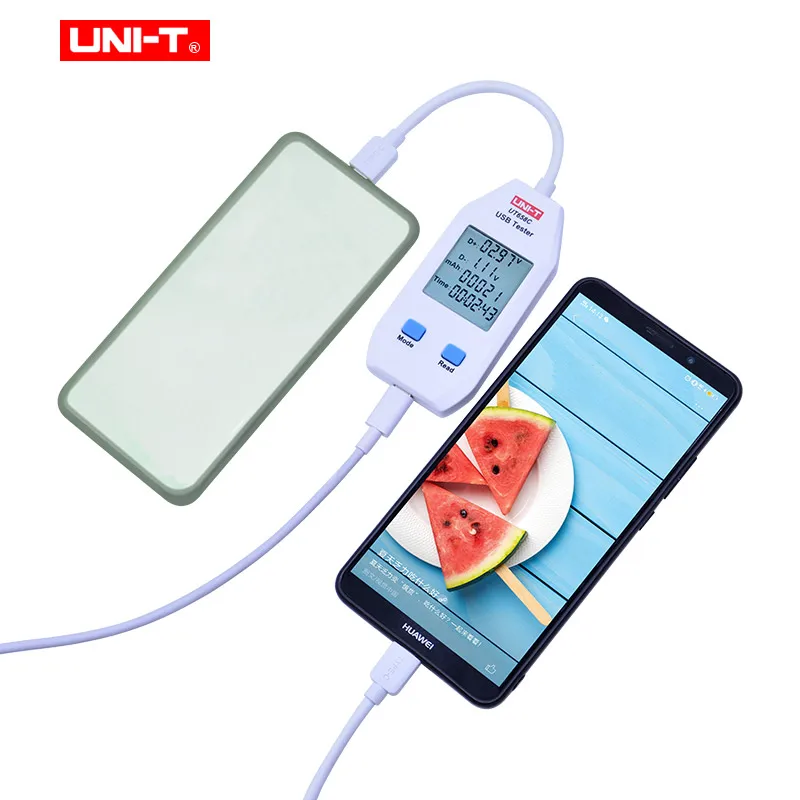 UNI-T UT658 серия USB измеритель мощности и тестер USB-A и USB-C цифровой измеритель напряжения/тока/емкости/энергии/сопротивления