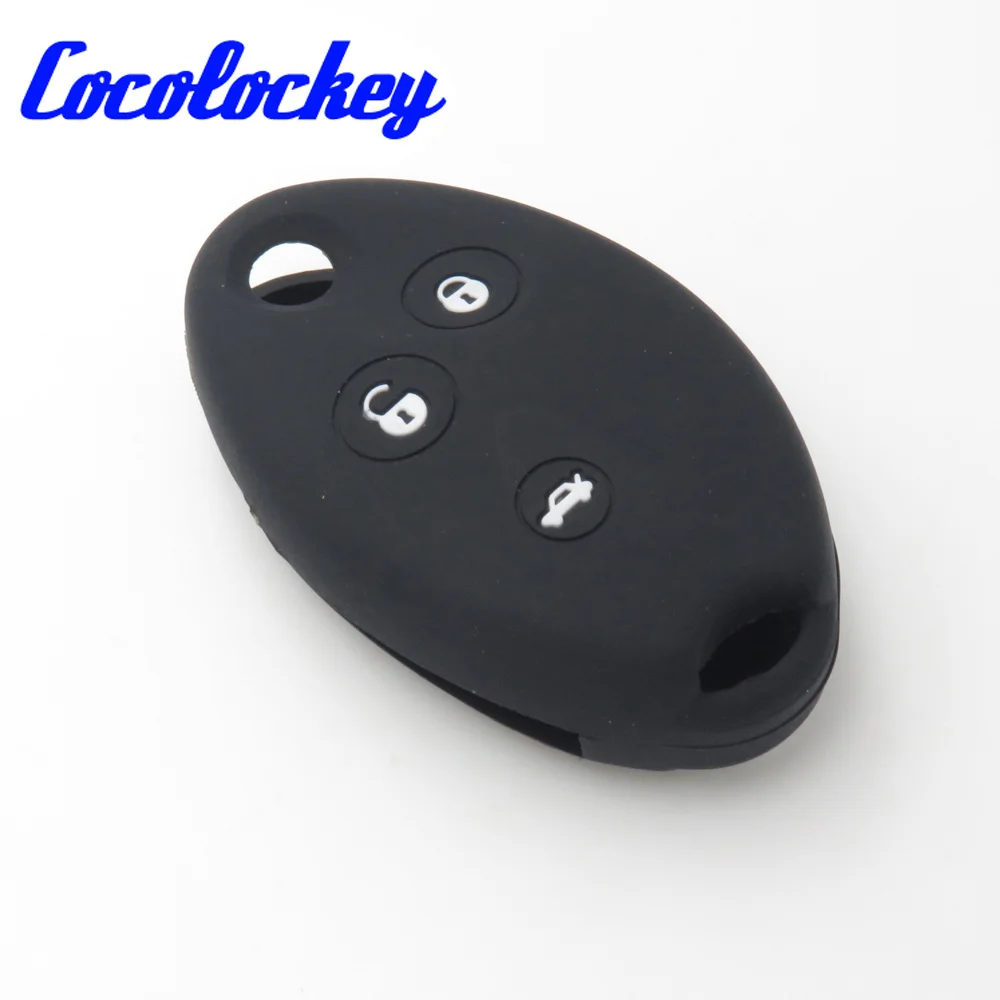 Cocolockey силиконовый автомобильный флип ключ без логотипа для Citroen Xsara/C5 с 3 кнопками