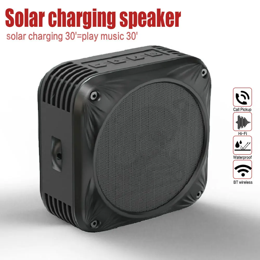 Portable 2000mAh 4.2 Bluetooth Wireless IPX6 Waterproof Speaker with 20-Hour Playtime HD Stereo Deep Bass for Outdoors |