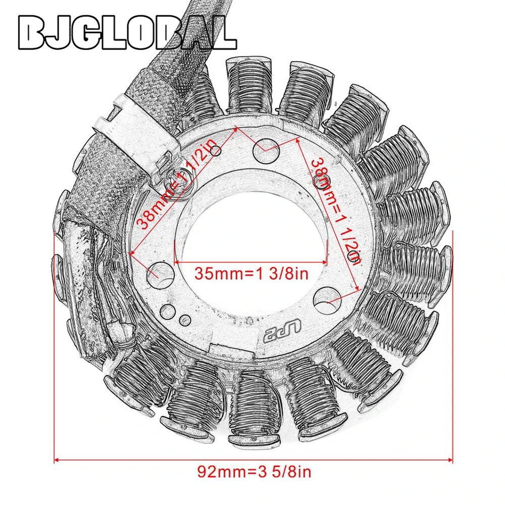 Мото катушка обмотки статора для Honda CB-1 CB400F CBR 400 CBR400 NC23 NC29 аксессуары для мотоциклов генератор, двигатель Магнето зарядная катушка