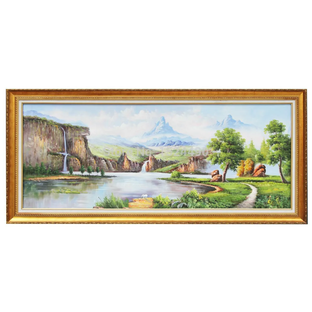 Живописная картина маслом на холсте в китайском стиле|art supplies oil painting|art canvaspainting