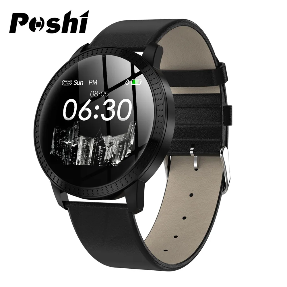 

Smart Watch Men Business Digital Watch Sport Calorie Pedometer Stainless Steel Leather Bluetooth Smart Watch Women relogio reloj