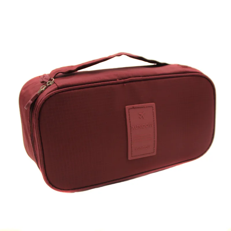 Wine red small A RUPUTIN женские косметички нижнее белье дорожная сумка для бюстгальтеров чемодан органайзер для багажа органайзер для нижнего белья органайзер для макияжа Сумки - Цвет: Wine red small A
