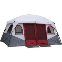 3 22 11 9m outdoor 3 5 persons beach camping tent anti proof rain uv waterproof 2rooms family large space in s size