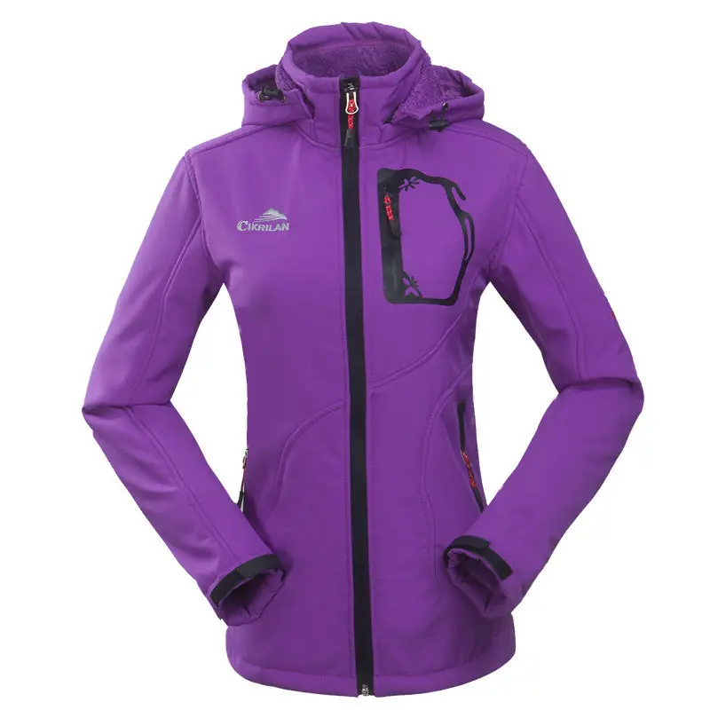 Winter Jacket Snowboard Women Softshell and Fleece Warm Outdoor Sport Outerwear Waterproof Outfit Lady skiing Coat Jackets | Спорт и
