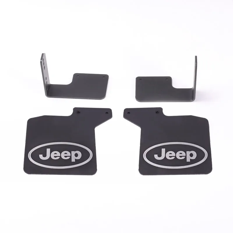 2pcs Rubber Rear Fender Mud Flaps For 1/10 Rc Crawler Jeep Cherokee Wrangler Axial Scx10 90046 90047 | Игрушки и хобби