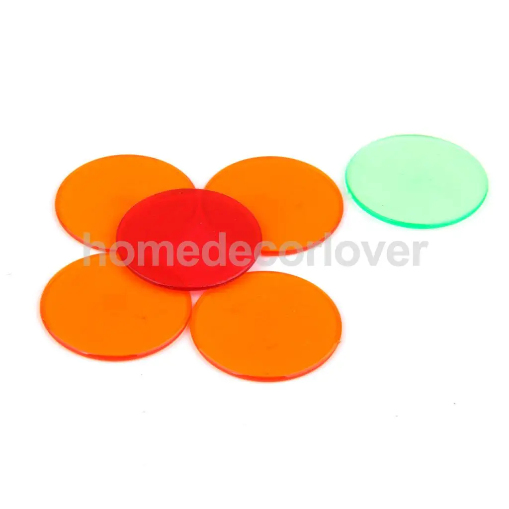 120pcs 1 3/16 inch Professional Bingo Cards Game Chips 6 Colors | Дом и сад