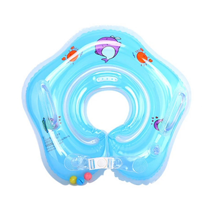 

New Safe Inflatable Circle Newborn Neck Float Infant Baby Swimming Ring Safety Child Toys