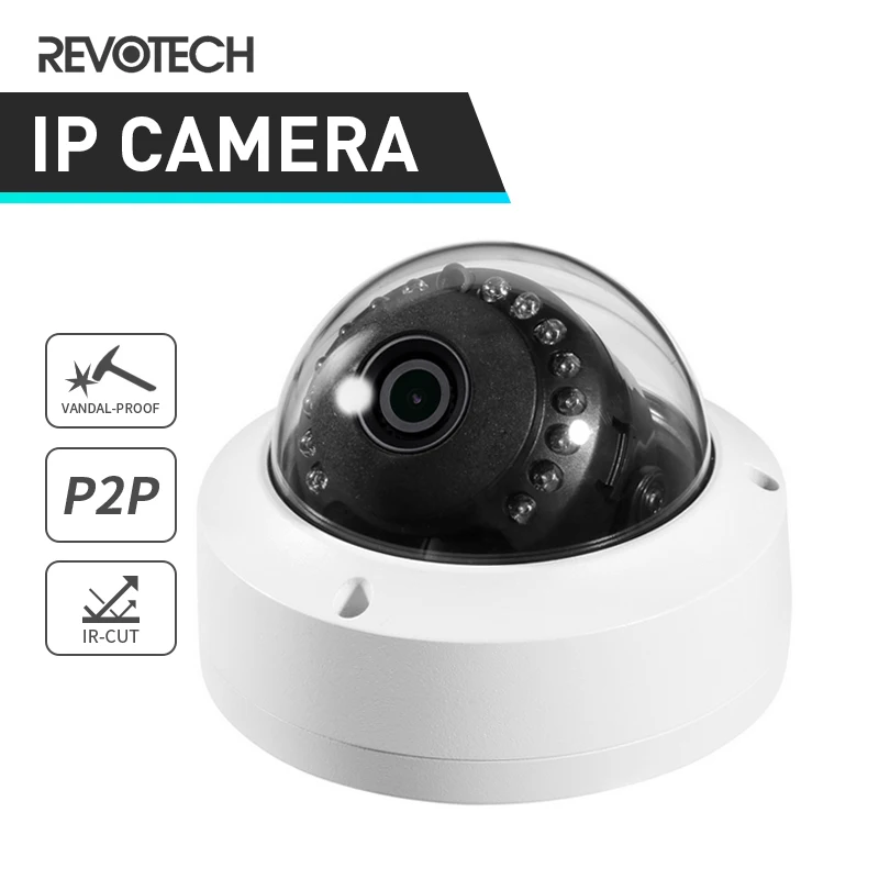 Антивандальная водонепроницаемая купольная ip камера 1080P с защитой от вандала 15