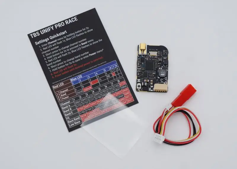 TBS UNIFY PRO 5G8 HV-Racing(MMCX) TEAMBLACKSHEEP VTX для FPV Racing