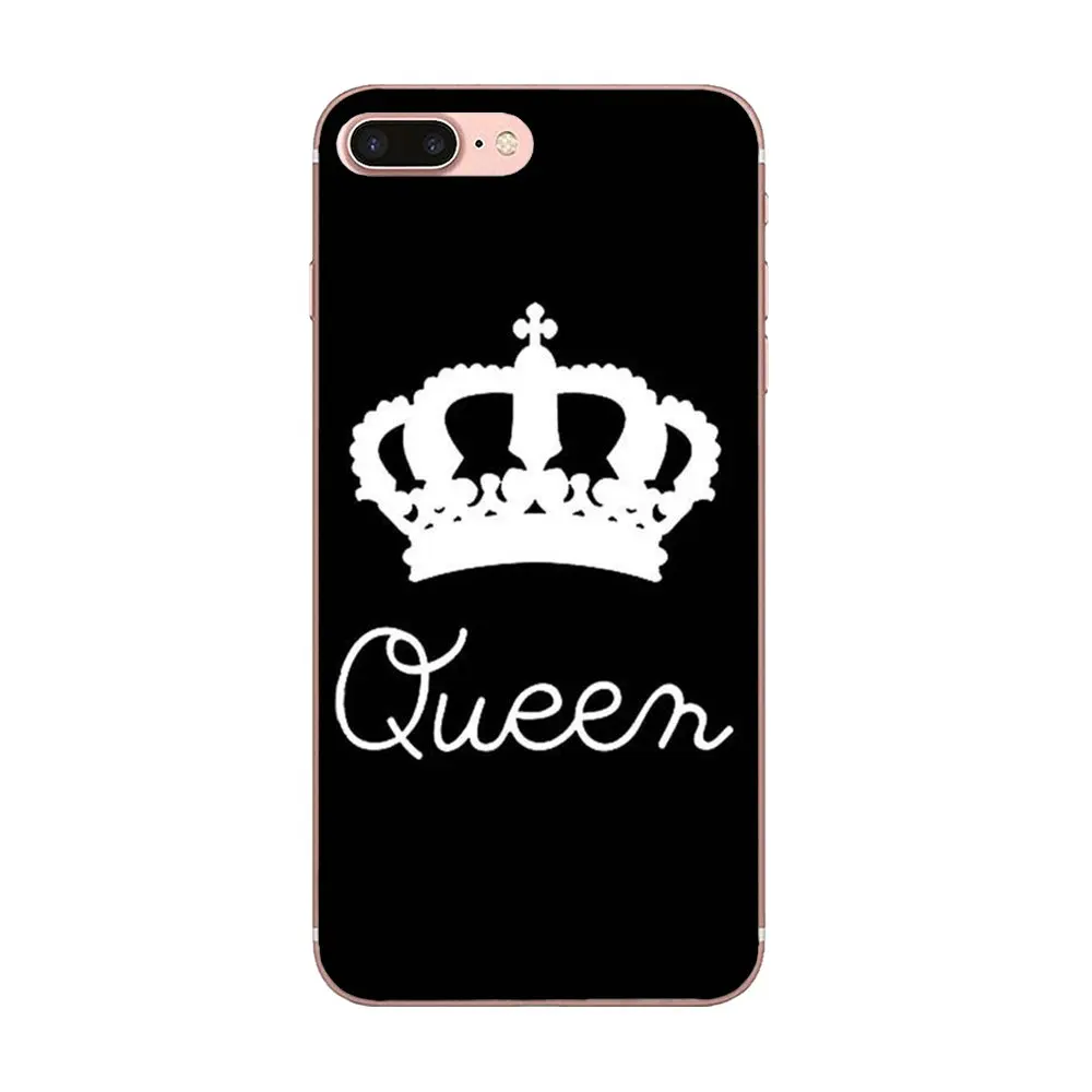 King Queen 01 Фирменная парная мягкая ТПУ 2017 новое поступление для Apple iPhone 4 4S 5 5C 5S SE 6 6S 7 8