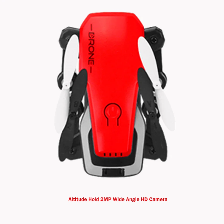 8810 мини Дроны с камерой HD RC вертолет wifi FPV удержание высоты RC Квадрокоптер складной карманный микро RC Дрон профессиональный - Цвет: 2MP Wide Angle