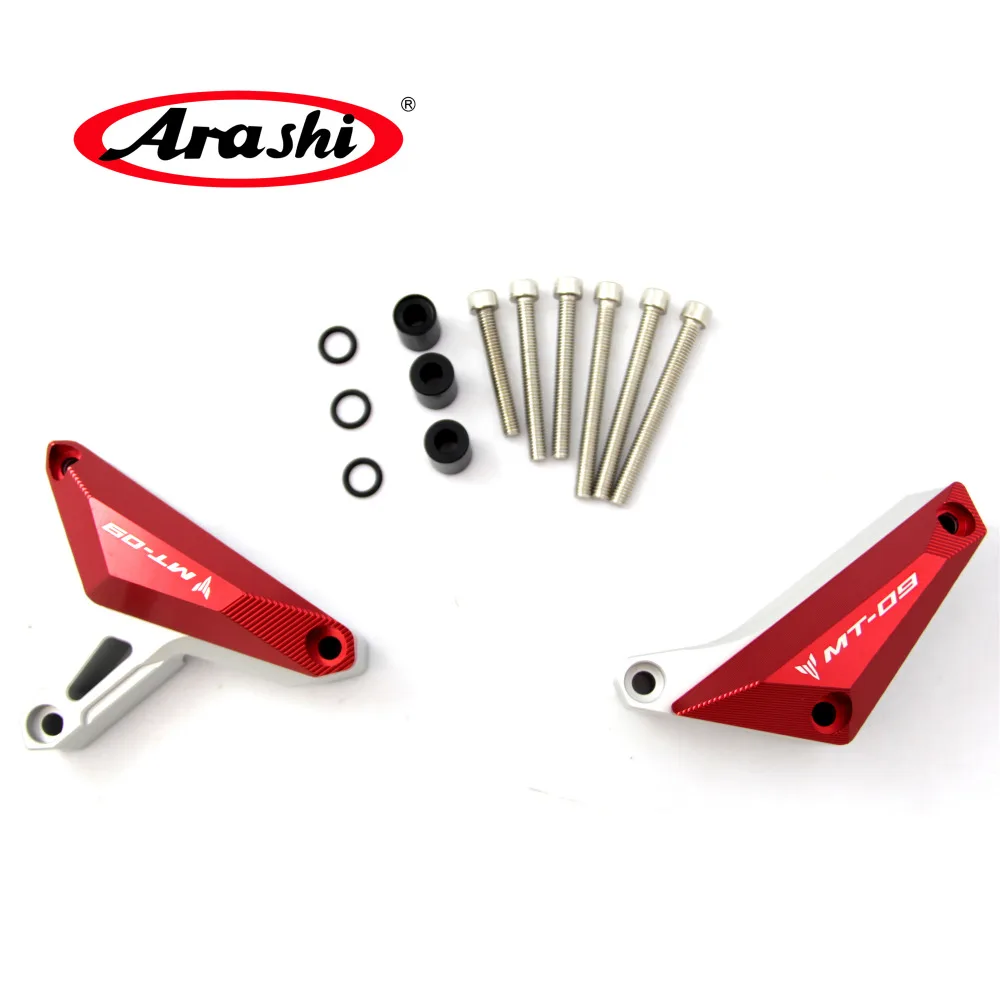 Arashi для YAMAHA MT 09 15-17 CNC ползунок двигателя крышка поломка колодки Защита рамы MT09 FZ
