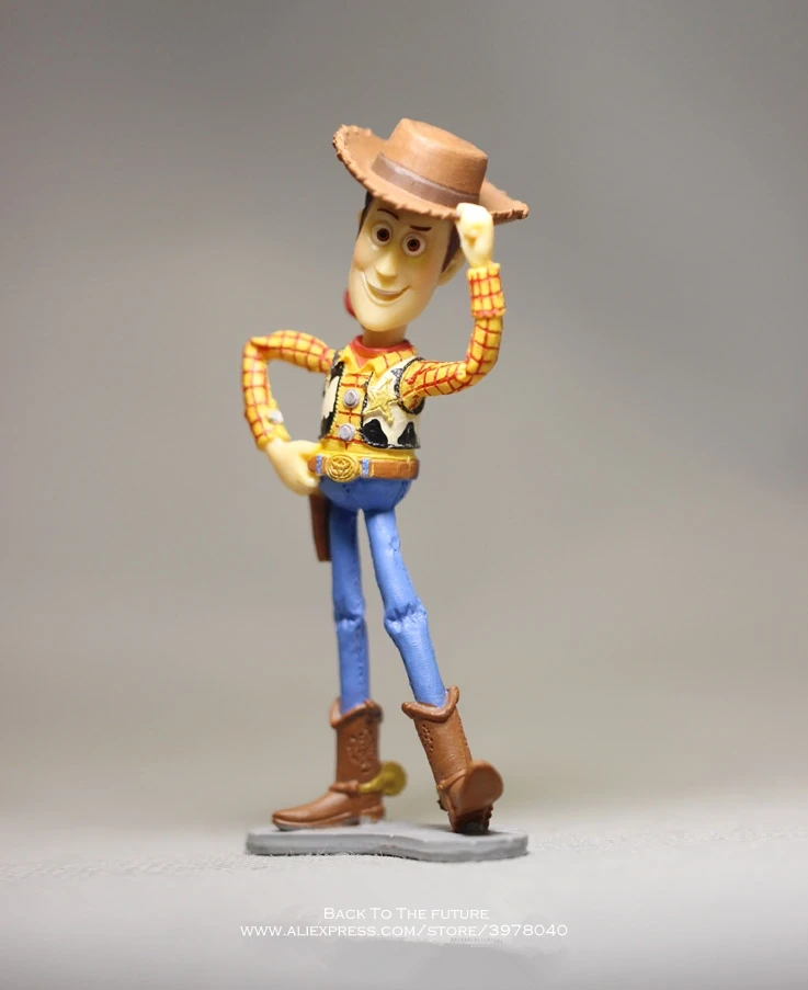 Disney Toy Story 3 Woody Q версия 10 см ПВХ фигурки мини куклы детские игрушки модель для