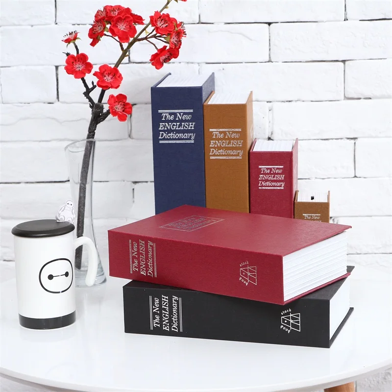 Размер L 4/цветная Скрытая коробка с замком для безопасности английская