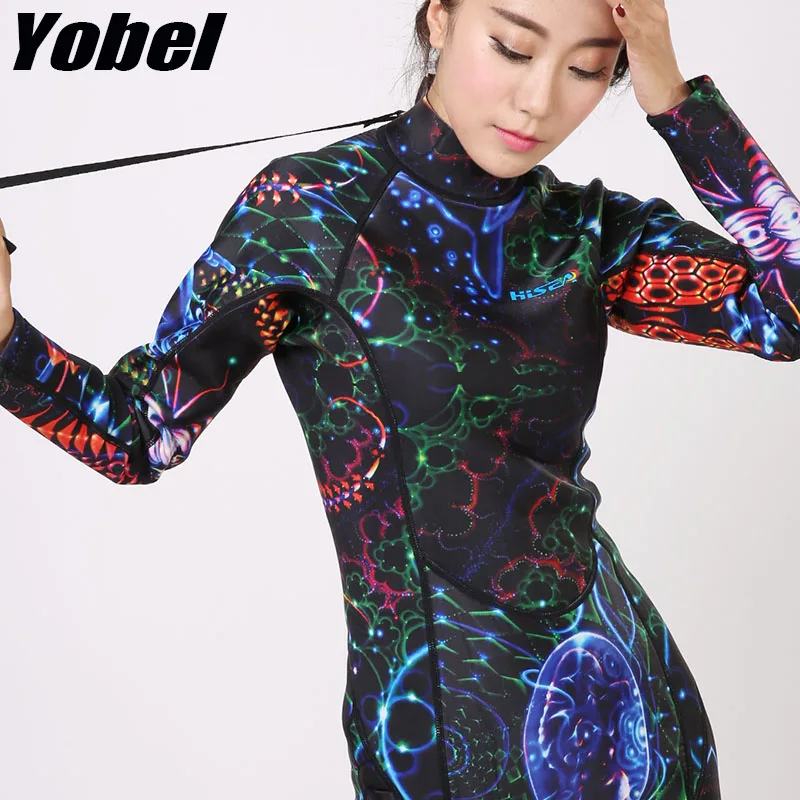 Новый гидрокостюм YOBEL 3 мм для дайвинга Roupa De Mergulho снаряжение подводного плавания