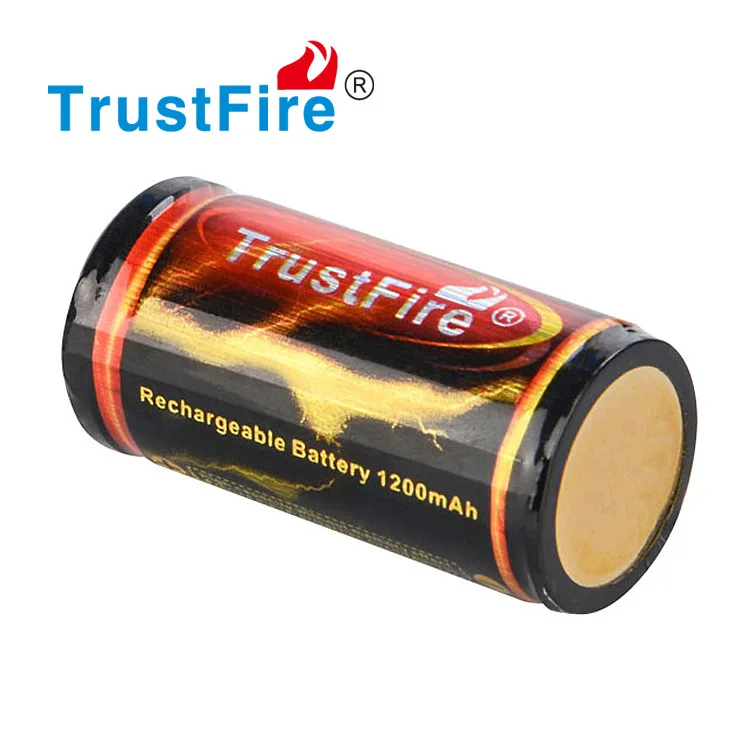 2 шт./лот TrustFire 18350 Аккумулятор 1200 мАч 3 7 в перезаряжаемые литий-ионные батареи с