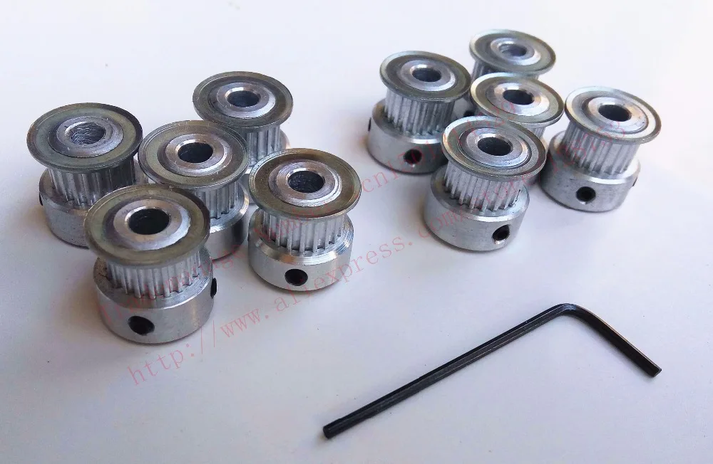 Зубчатый шкив диаметром 5 мм диаметр 20 зубьев подходит для зубчатого ремня ГРМ GT2