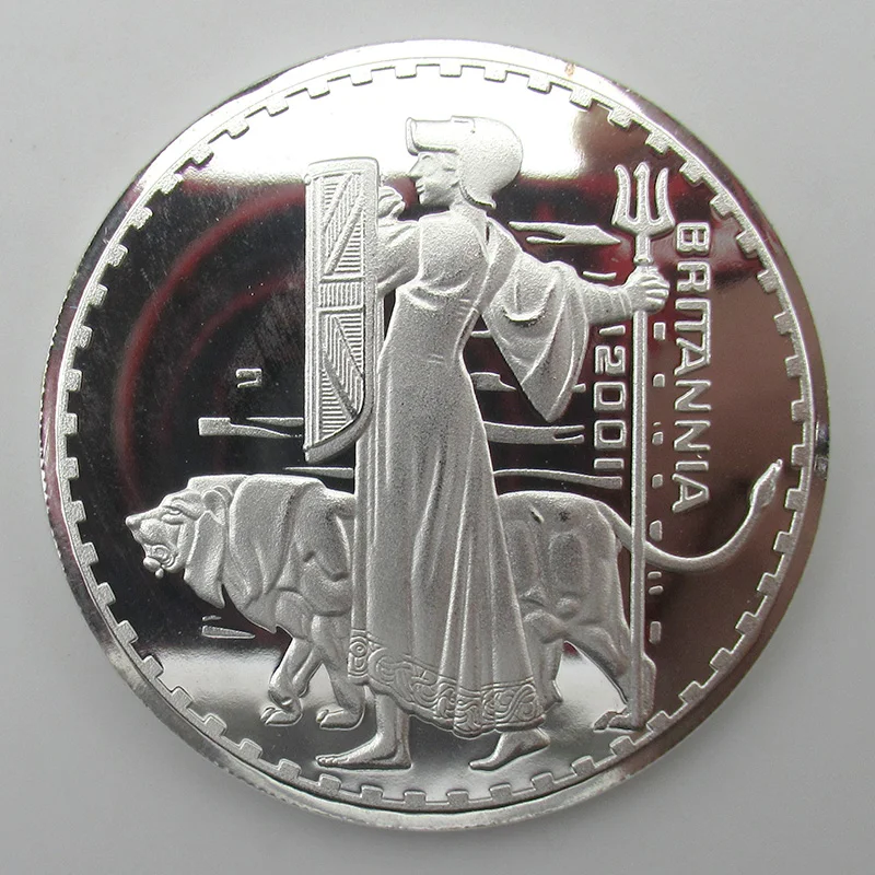 Серебряная монета из Великобритании металлические сувенирные монетки|coin metal|coin