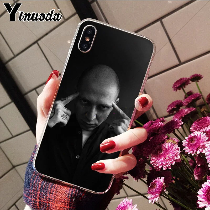 Yinuoda русский рэпер Oxxxymiron ТПУ Мягкий силиконовый чехол для телефона чехол для iPhone 6S 6plus 7plus 8 8Plus X Xs MAX 5 5S XR