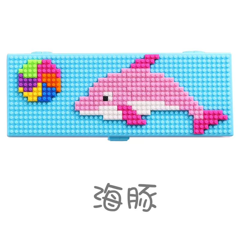 Figure 4 1 шт., чехол для карандашей с героями мультфильмов, милый рисунок hello kitty, единорог, детская игрушка-головоломка, новинка, пластиковая коробка для карандашей, канцелярские товары, Papeleria, школьный подарок - Цвет: Figure 4
