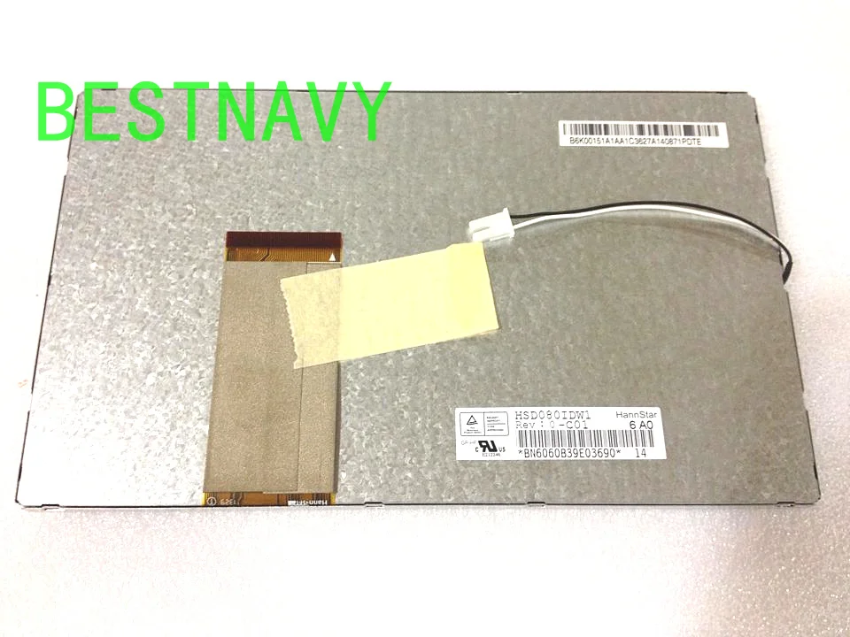 Оригинальный и новый 8 дюймовый ЖК экран Hsd080idw1 0 c00 hsd080idw1 c01 для автомобильного DVD