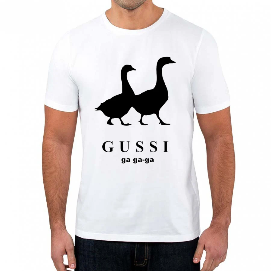 Picture-3 Мужская забавная футболка Two Goose Ga, футболка унисекс с коротким рукавом и круглым вырезом, Harajuku, футболка skateboard, белая Повседневная футболка - Цвет: Picture-3