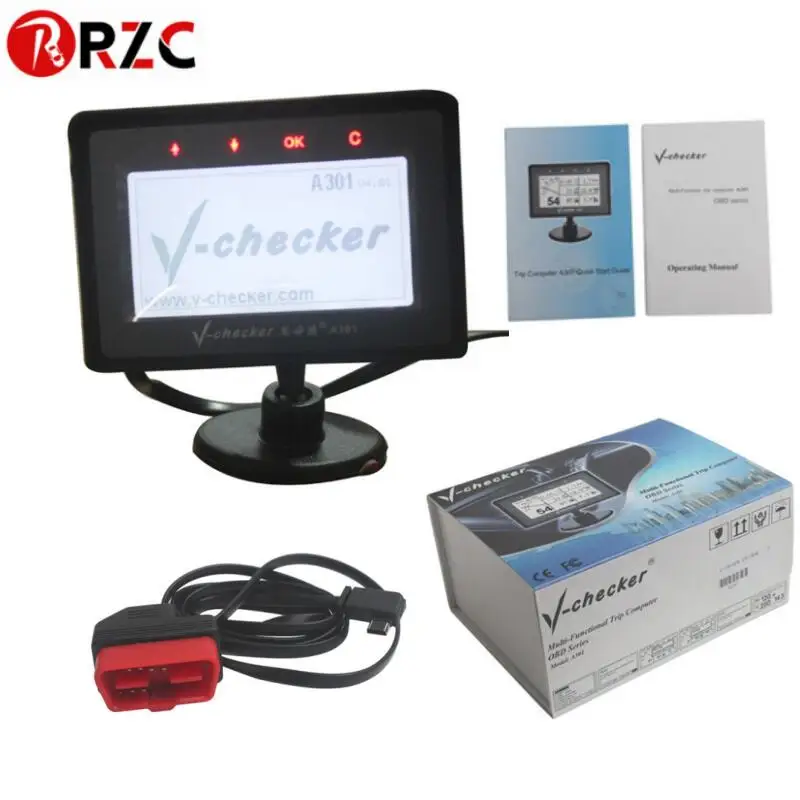 V CHECKER A301 многофункциональный трип компьютер хорошего качества VCHECKER OBD2