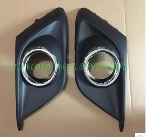 Для Mazda 3 BM Axela Chrome передние противотуманные свет лампы Крышка отделка Foglight гарнир полоса бампер для бровей век литья