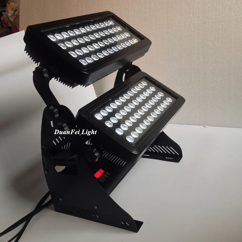 2 партия Светодиодный прожектор высокой мощности rgbw dmx 96x10 Вт 4 в 1|Эффект освещения