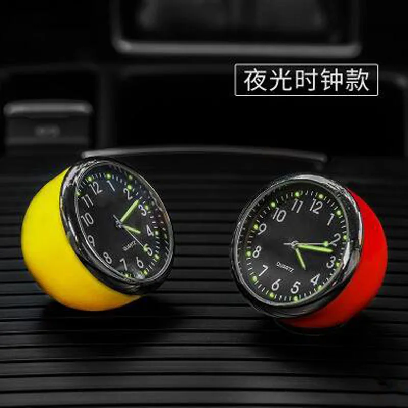 Для Tesla часы Температура гигрометр электронные автомобильные аксессуары