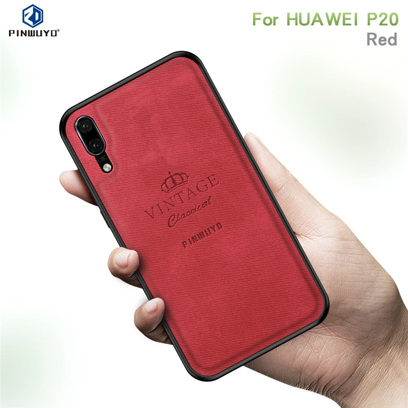 For Huawei P20 Case Cover Vintage PU Leather PC Hard Fitted Cases Protection Phone Shell 5.8'' | Мобильные телефоны и