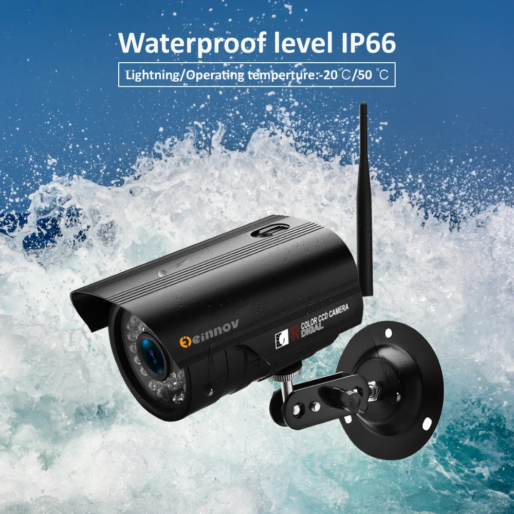 Einnov 8CH домашняя беспроводная камера безопасности 1080P HD CCTV 2MP наружная NVR Wifi камера видеонаблюдения Аудио система IP камера