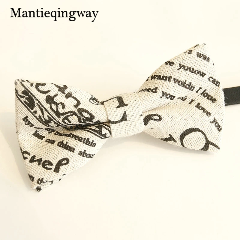 Mantieqingway Детский галстук бабочка для малышей в горошек/полосатый с мультяшным