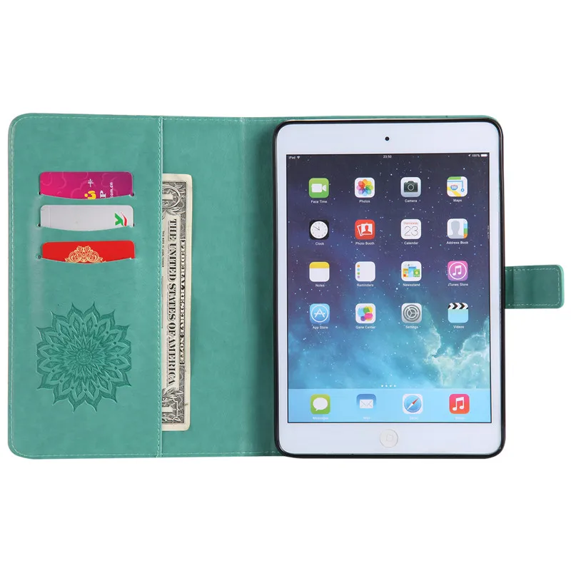Чехол-книжка Wekays для Apple Ipad Mini 1 2 3 умный кожаный чехол с изображением подсолнуха