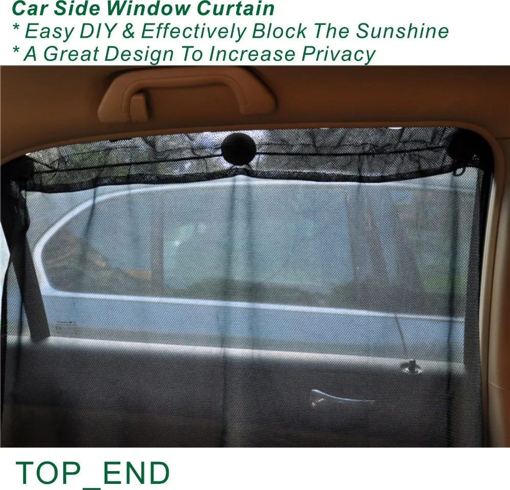 1 пара бесплатная доставка автомобильная боковая занавеска на окно удерживается
