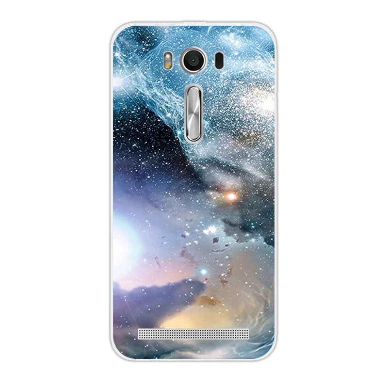 for Coque ASUS ZenFone 2 Laser ZE500KL Soft Silicon Case Luxury Back Cover Fundas Asus 5.0&quot Moon Phone |