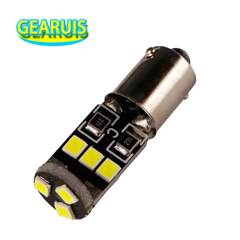 Автомобильные светодиодные лампы 10 шт./лот t4w ba9s 9 smd 2835 35 мм * CAN шина без ошибок 12 В