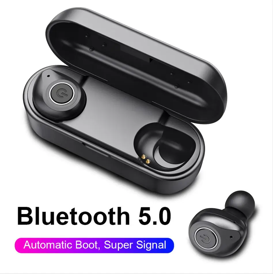 ALWUP Bluetooth 5,0 наушники TWS беспроводные наушники 3D стерео гарнитура Спорт громкой связи Наушники для телефона с микрофоном зарядная коробка - Color: UP6