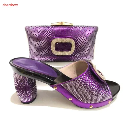 Doershow Новое поступление желтый Цвет Африканский Для женщин итальянская обувь и