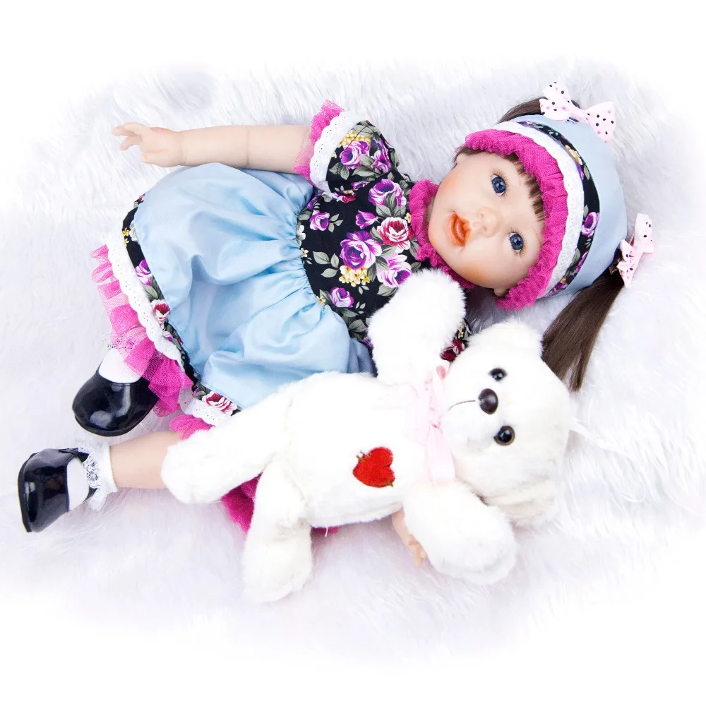 

DollMai Bebe куклы Reborn 22 "55 см мягкие виниловые силиконовые куклы reborn baby милые игрушки для девочек boneca для детей подарок на день рождения